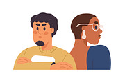 Face avatars of couples, friends set, a Person Illustration by Good Studio (Thumbnail 8 of 16)