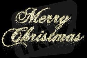 Particle Merry Christmas Animation