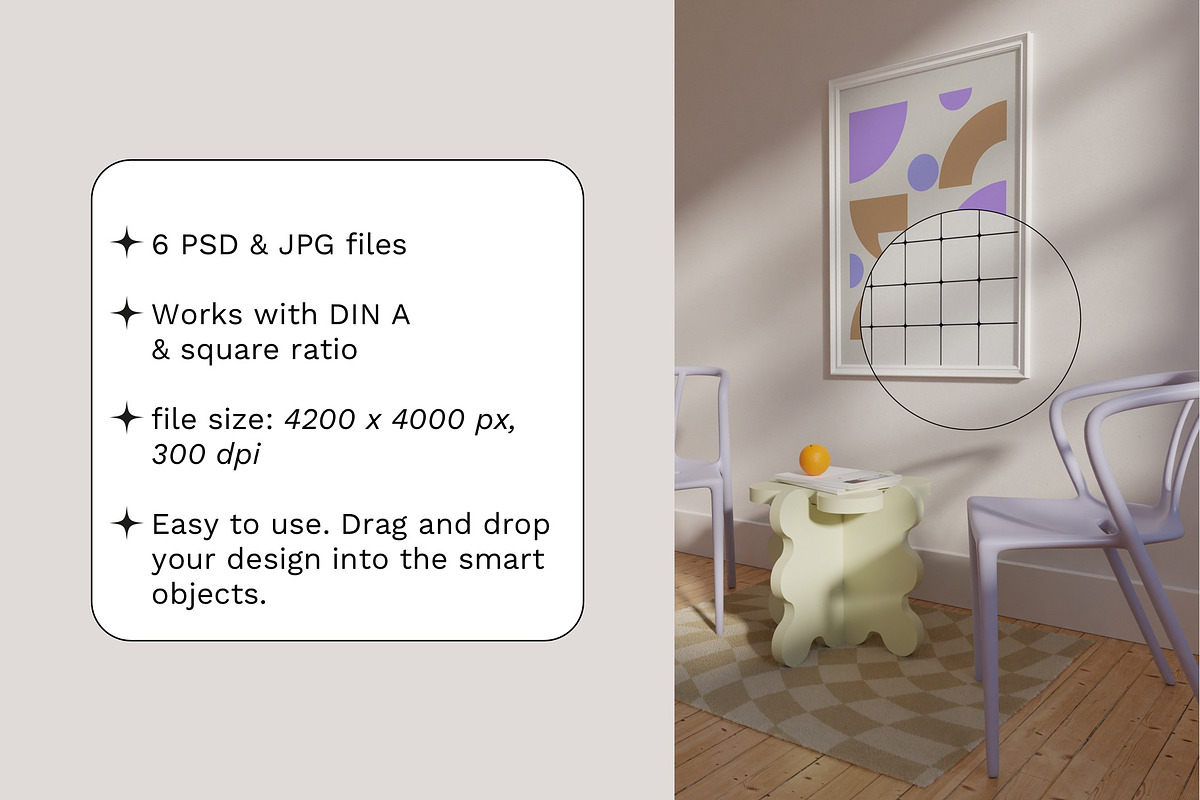 Frame Mockup Bundle KAIA, a Print Template by Bonumo (Photo 2 of 15)