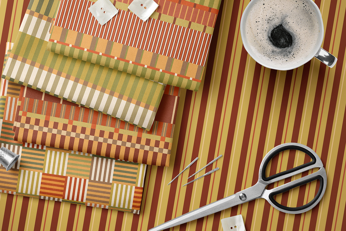 Cozy autumn geometric patterns, a Pattern Graphic by Tani Kuzminka (Photo 11 of 25)