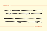 Ganola Brush - Branding Logo Font, a Handwritten Font by Nirmana Visual (Thumbnail 9 of 10)
