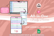 Shopify Seller Planner Spreadsheet, a Stationery Template by bellaROSEworkshop (Thumbnail 4 of 6)