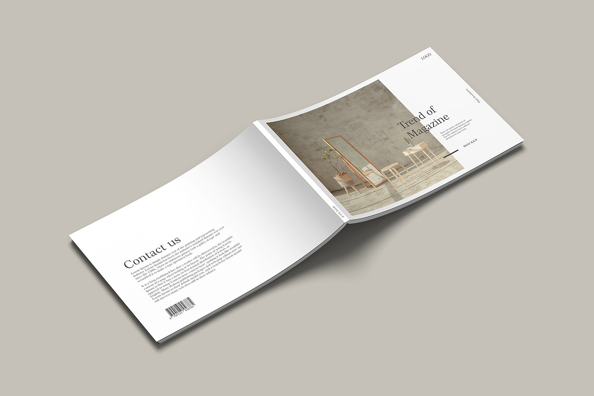 A4 Landscape Magazine Mockup, a Books & Magazine Mockup by graphicpages (Photo 9 of 15)