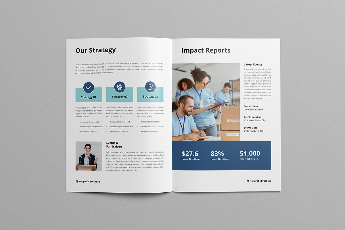 Nonprofit Brochure | Canva & Word preview 4