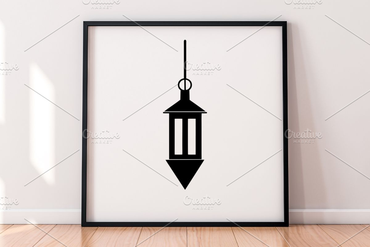 Lamp Silhouette SVG, a Technology Illustration by newminddesign (Photo 4 of 5)