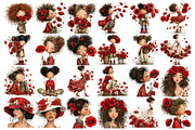 Poppy Girl PNG Clipart Watercolor, a Person Illustration by Nicolle's Colorful Art (Thumbnail 2 of 3)