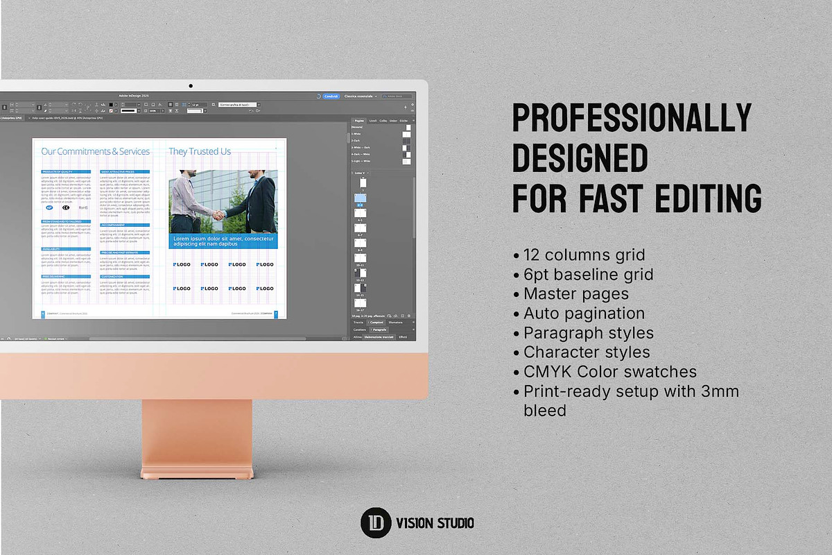 Building Brochure Canva InDesign, a Brochure Template by ID Vision Studio (Photo 12 of 15)