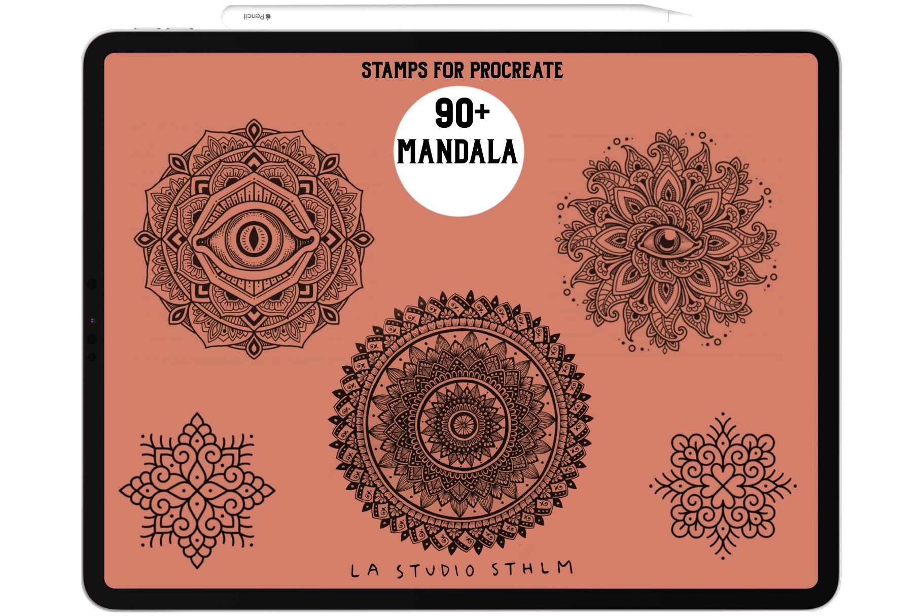 Mandala - Procreate Tattoo Flash Stamp Set