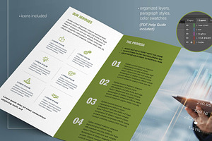 Four Fold Brochure Layout