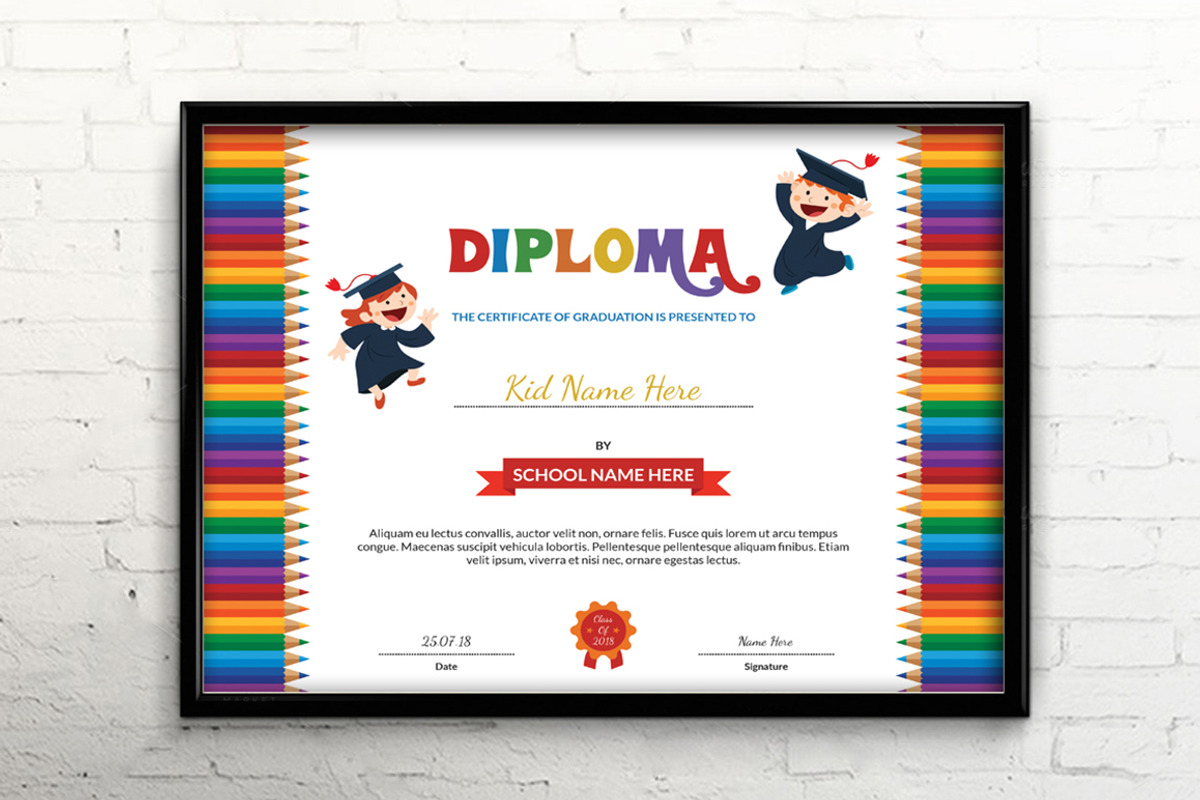 Certificate Design Template, a Stationery Template by Rimana_Templatehive (Photo 1 of 3)