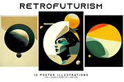 Retrofuturism, a Decorative Illustration by Digital Art Creations (Thumbnail 1 of 7)