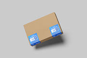 Sticker Box Mockup, a Packaging Mockup by seramoe (Thumbnail 2 of 5)
