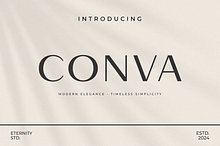 ET Conva - Sans Serif TypeFace