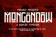 Mongondow Display Typeface Font, a Sans Serif Font by Storytype Studio (Thumbnail 1 of 15)
