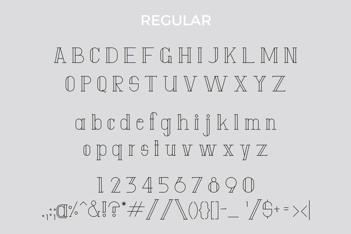 Anatta Display Serif Typeface preview 8
