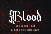 Bloodsucker Modern Blackletter, a Blackletter Font by infernostudio3 (Thumbnail 6 of 10)