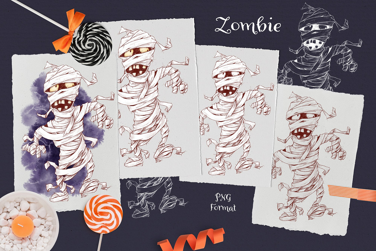 Trick or treat?, a Decorative Illustration by Yuliya Art (Photo 6 of 19)