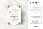 Boho Wedding Invitation Canva Temp, an Invitation Template by Snapybiz (Thumbnail 9 of 10)