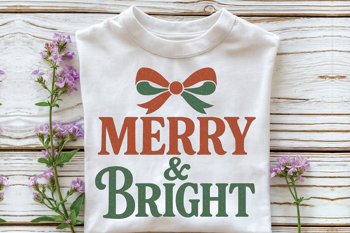 Merry and Bright Coquette Christmas, an Illustration by CraftArtStudio (Photo 2 of 4)