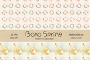 Boho Easter Spring Patterns Set, a Pattern Graphic by IrenKlm (Thumbnail 6 of 9)