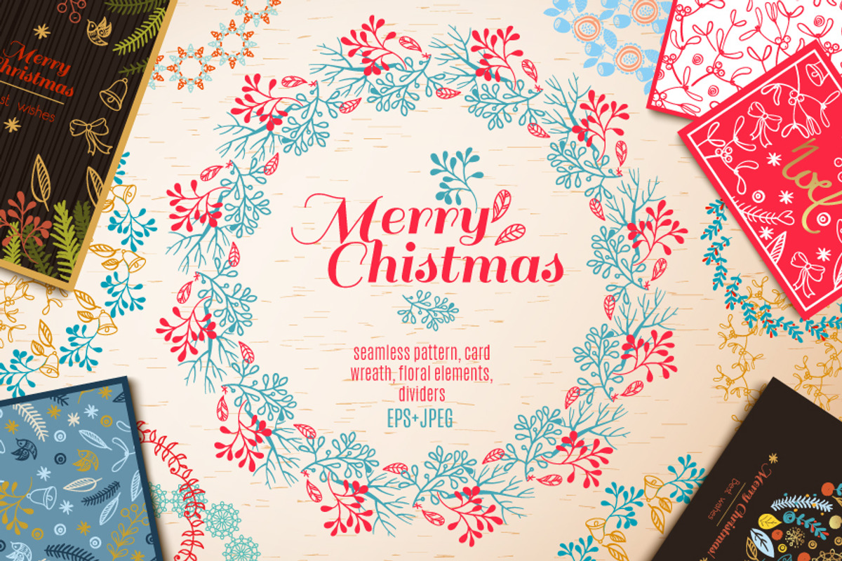 Big  Vintage Christmas set., an Object Graphic by KundolaArt (Photo 1 of 6)
