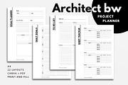 Architect Minimal Planner Template, a Stationery Template by velvetmade.designs (Thumbnail 1 of 13)