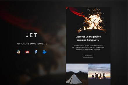 Jet - Responsive Email Newsletter, an Email Template by minimail
