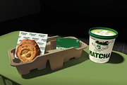 Matcha Cafe Branding Mockup, an Advertising Mockup by Bartama Graphic (Thumbnail 4 of 5)