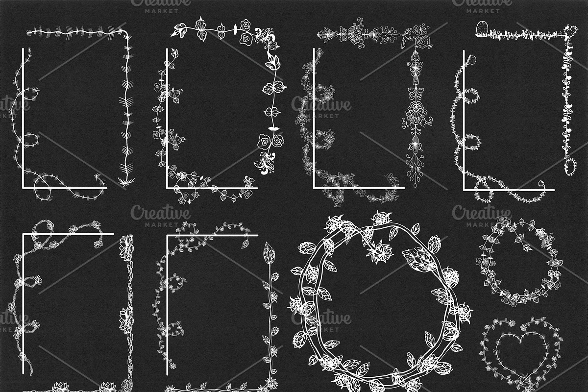 Set of vector patterned brushes-2, a Brush Add-On by Elena Terzi (Photo 7 of 11)