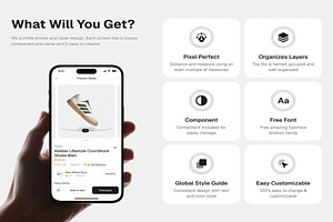 Drops – Shoes Store Mobile App UI Ki, an UI Kit Template by Lumina_ui_ux202