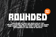 Thick Gazone - Rounded Font, a Sans Serif Font by QR Design Studio (Thumbnail 2 of 7)