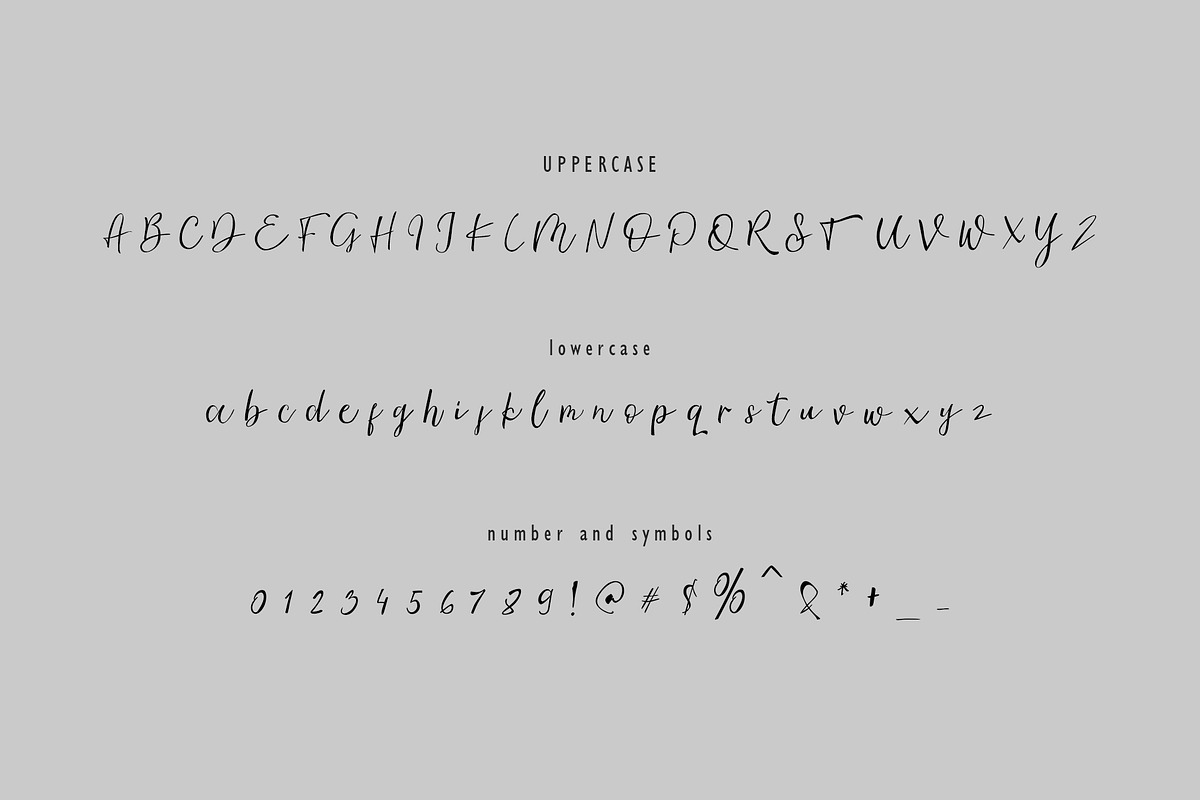 Ambre Script Font, a Script Font by Giant Design (Photo 5 of 6)
