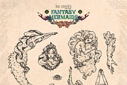 Fantasy Mermaids, a Person Illustration by Ink Stories (Thumbnail 5 of 24)
