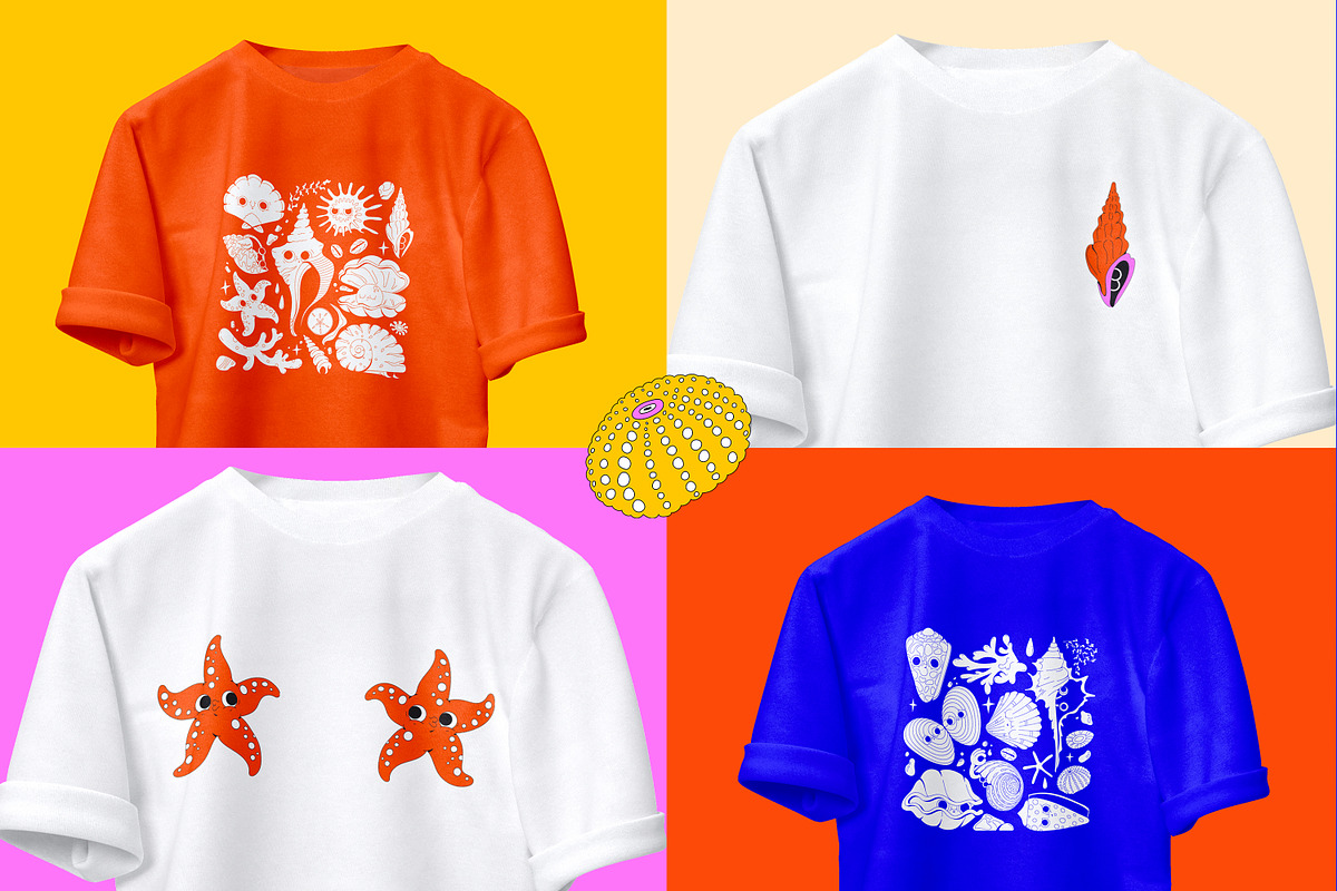 Shells & Pals: Vector Illustrations, an Object Illustration by marmarina (Photo 4 of 11)