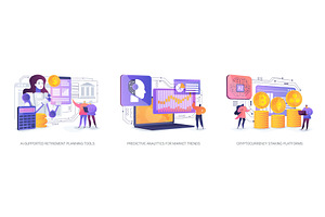 AI-Powered Financial Planning, a Technology Illustration by Visual Generation
