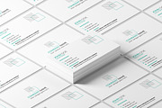 CORPORATE BUSINESS CARD, a Business Card Template by Graphic Origin (Thumbnail 1 of 4)