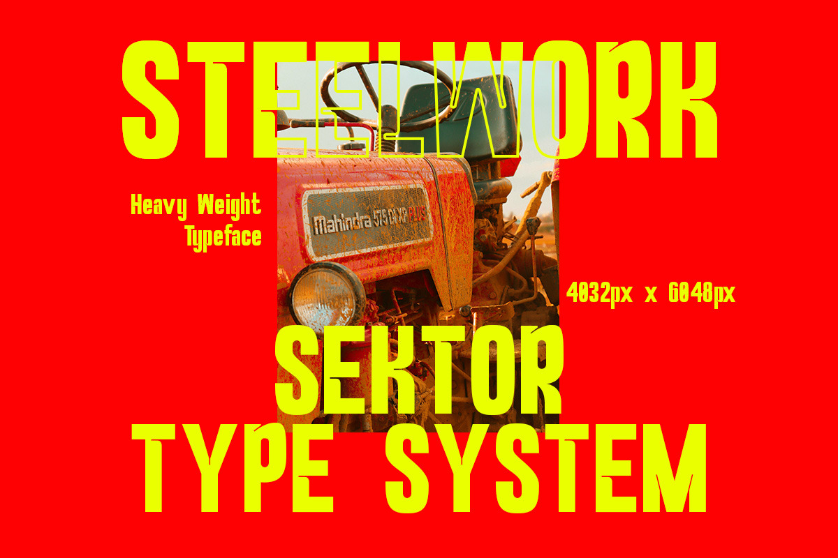 Sektor - Bold Modern Condensed Font, a Sans Serif Font by roomspace creative lab (Photo 8 of 10)