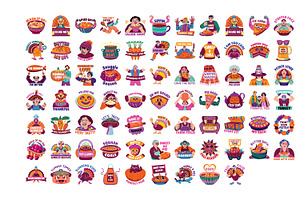 Thanksgiving Vector Illustrations, an Illustration by Vector Portal