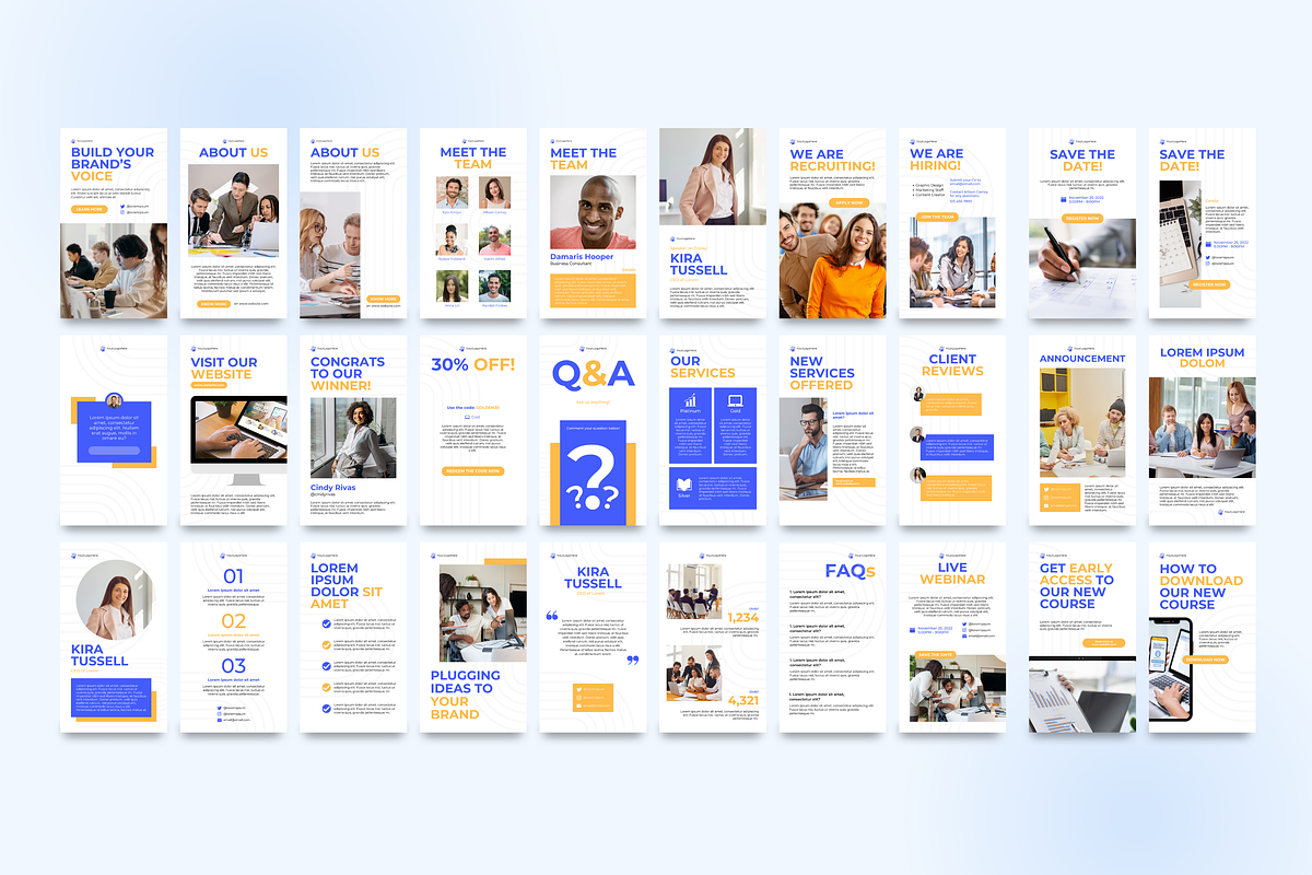 Social Media Kit | Posts and Banners, a Social Media Template by Studio B | Canva Template (Photo 3 of 11)
