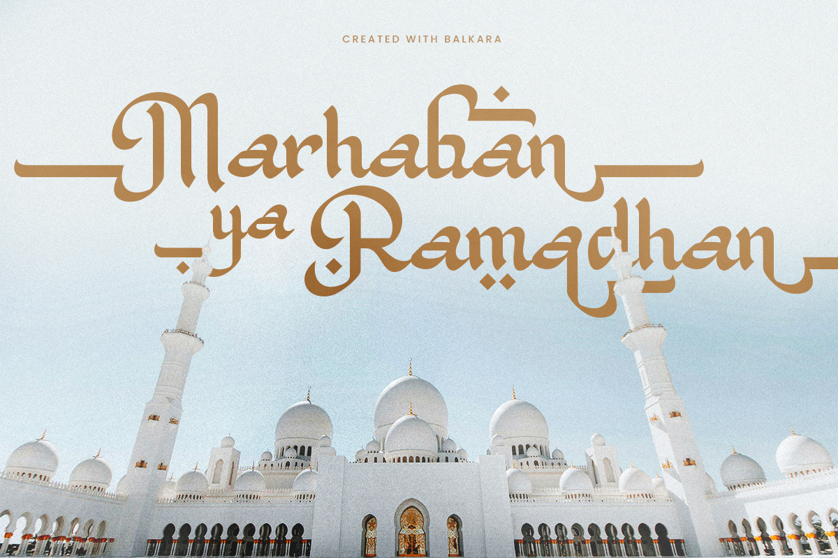 Balkara - Arabic Style Font, a Blackletter Font by Bale Type (Photo 3 of 9)