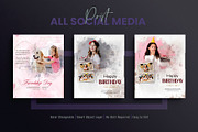 Birthday Photo effect social media, a Social Media Template by Creative_View (Thumbnail 6 of 8)