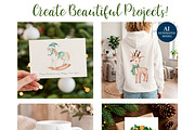 Watercolor Christmas Bundle PNG, a Seasonal Illustration by PatternPalette (Thumbnail 3 of 15)