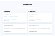 Developer Portfolio & Resume HTML UI, a Bootstrap Template by Themeplaza (Thumbnail 5 of 7)