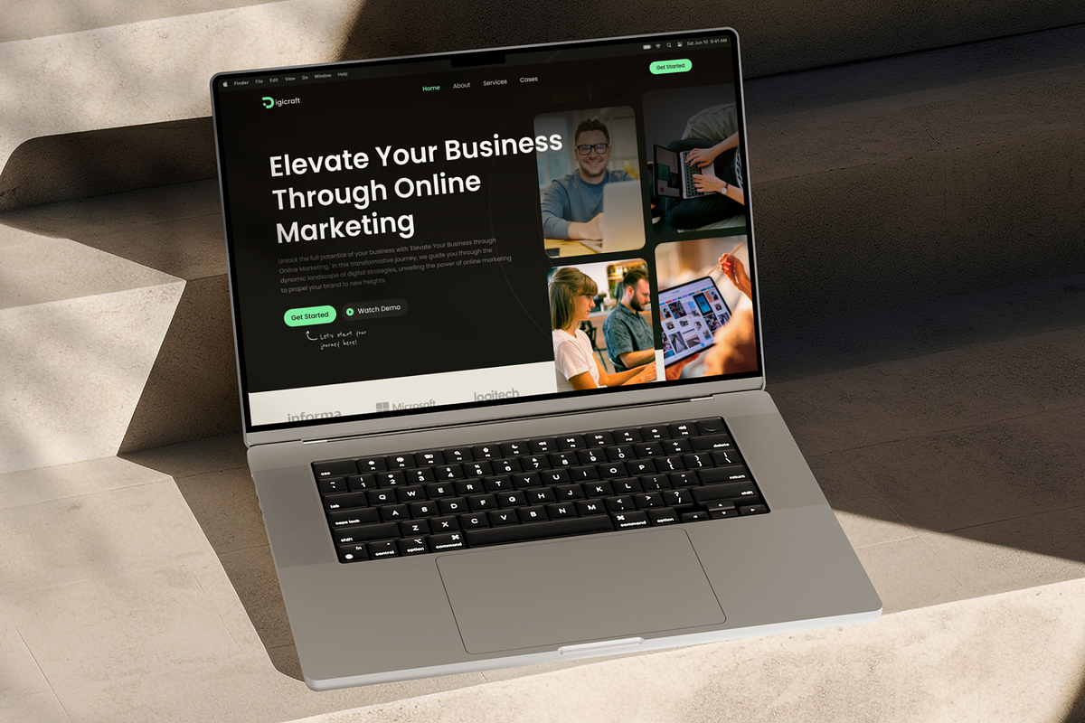 Digicraft - Framer Template, a Landing Page Template by Agensip Design Agency (Photo 4 of 10)