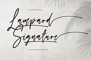 Lampard Signature, a Script Font by NJ Studio (Thumbnail 1 of 8)