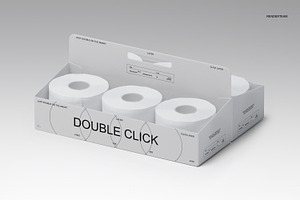 Toilet Paper Packaging Mockup