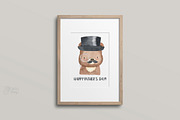WOODLAND ANIMAL FACES. Watercolor, an Animal Illustration by OlliArtDesign (Thumbnail 7 of 10)