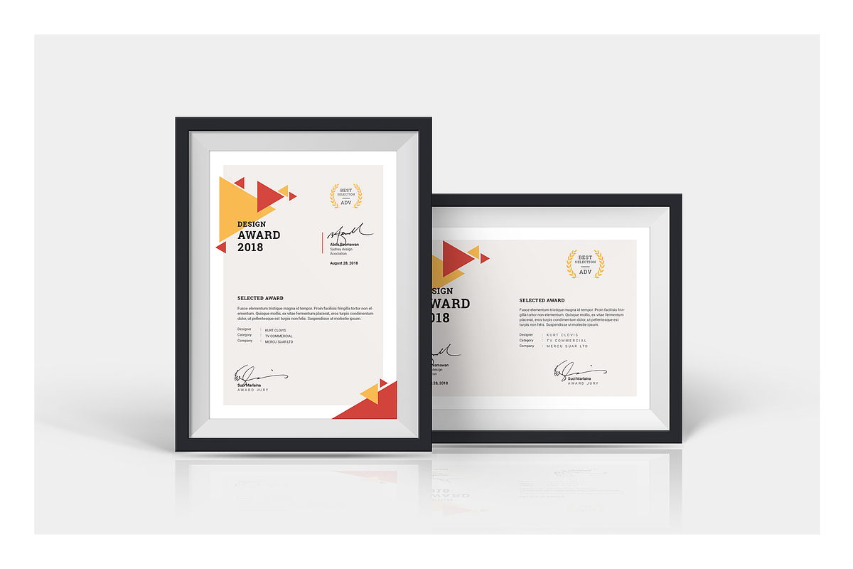 Certificate, a Stationery Template by silukEight (Photo 1 of 6)