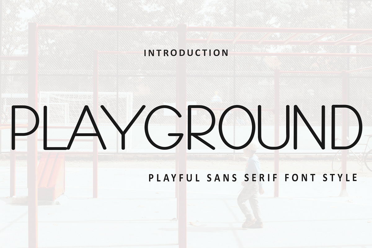 Playground, a Sans Serif Font by InermediaSTUDIO (Photo 1 of 8)