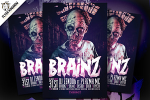 Brainz Flyer Template